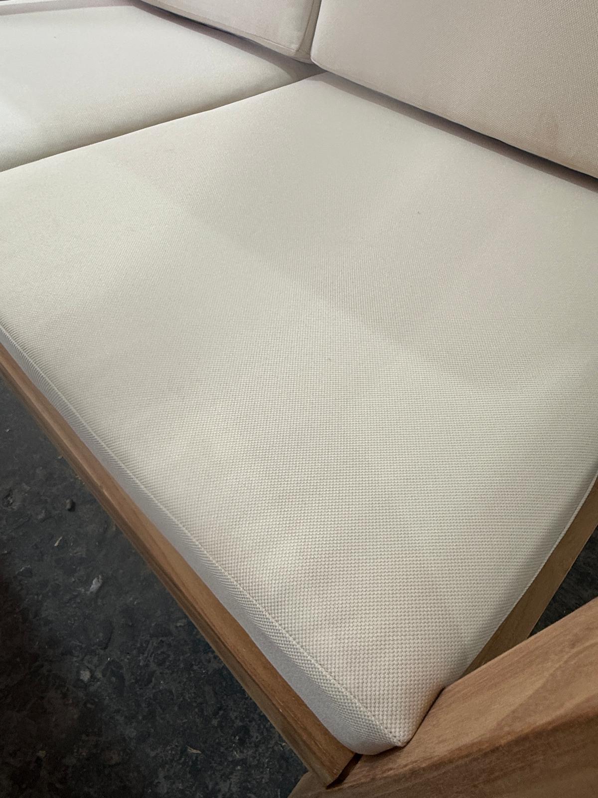פינת ישיבה "LUXURY TEAK" מעץ טיק אמיתי וריפוד עבה