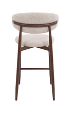 כיסא בר דגם "מונקו" בגוון עץ אגוז חום כהה (אזל המלאי)