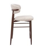 כיסא בר דגם "מונקו" בגוון עץ אגוז חום כהה (אזל המלאי)